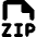 File Zip Icon from Core Remix Set