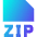 File Zip Icon from Sharp Gradient Set