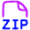 File Zip Icon from Plump Neon Set