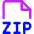 File Zip Icon from Core Neon Set