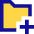Folder Add Icon from Sharp Pop Set