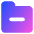 Folder Delete Icon from Core Gradient Set
