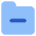 Folder Delete Icon from Core Flat Set