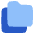Folder Document Copy Duplicate Icon from Plump Flat Set
