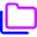 Folder Document Copy Duplicate Icon from Core Neon Set