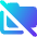 Folder Document Copy Duplicate Off Icon from Core Gradient Set