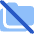 Folder Document Copy Duplicate Off Icon from Core Flat Set