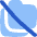 Folder Document Copy Duplicate Off Icon from Flex Flat Set