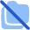 Folder Document Copy Duplicate Off Icon from Plump Flat Set