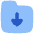 Folder Document Download Icon from Flex Flat Set