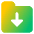 Folder Document Download Icon from Core Gradient Set