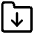 Folder Document Download Icon from Core Line Set