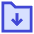 Folder Document Download Icon from Sharp Duo Set