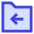 Folder Document Move File Back Icon from Sharp Duo Set