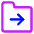 Folder Document Move File Next Icon from Core Neon Set