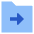Folder Document Move File Next Icon from Sharp Flat Set
