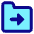 Folder Document Move File Next Icon from Core Pop Set