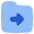 Folder Document Move File Next Icon from Plump Flat Set