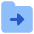 Folder Document Move File Next Icon from Core Flat Set