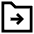 Folder Document Move File Next Icon from Sharp Line Set