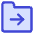 Folder Document Move File Next Icon from Core Duo Set