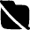 Folder Document Off Icon from Flex Solid Set