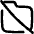 Folder Document Off Icon from Flex Line Set