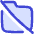 Folder Document Off Icon from Flex Duo Set