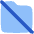 Folder Document Off Icon from Plump Flat Set