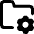 Folder Document Settings Gear Icon from Core Remix Set