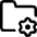 Folder Document Settings Gear Icon from Core Line Set