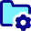 Folder Document Settings Gear Icon from Core Pop Set