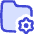 Folder Document Settings Gear Icon from Flex Duo Set