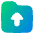 Folder Document Upload Icon from Plump Gradient Set