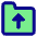 Folder Document Upload Icon from Core Pop Set