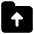 Folder Document Upload Icon from Core Solid Set