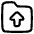 Folder Document Upload Icon from Plump Line Set