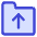 Folder Document Upload Icon from Core Duo Set