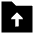 Folder Document Upload Icon from Sharp Solid Set
