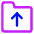 Folder Document Upload Icon from Core Neon Set