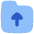 Folder Document Upload Icon from Flex Flat Set