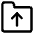 Folder Document Upload Icon from Core Line Set