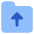 Folder Document Upload Icon from Core Flat Set