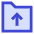 Folder Document Upload Icon from Sharp Duo Set