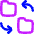 Folder Exchange Icon from Flex Neon Set