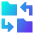 Folder Exchange Icon from Sharp Gradient Set
