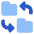 Folder Exchange Icon from Core Flat Set