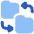 Folder Exchange Icon from Plump Flat Set