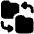 Folder Exchange Icon from Plump Solid Set
