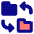 Folder Exchange Icon from Core Pop Set